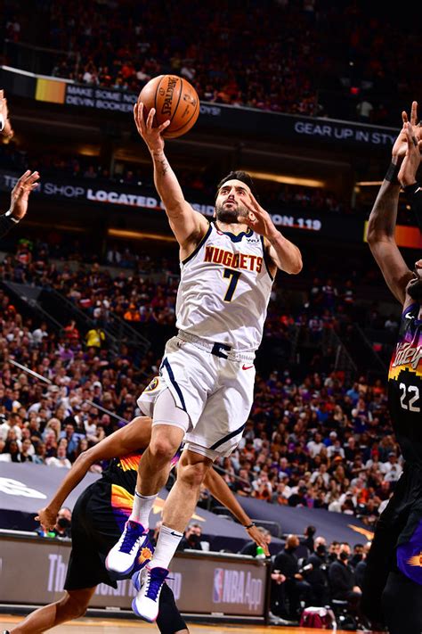 2021 NBA Playoffs - Denver Nuggets v Phoenix Suns by Barry Gossage