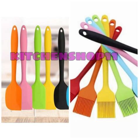 Jual Kuas Spatula Silikon Tahan Panas Spatula Sodet Sutil Silicone