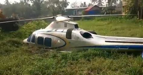 VIDEO: Lulu Group MD Yusuff Ali's helicopter crash lands in Kochi