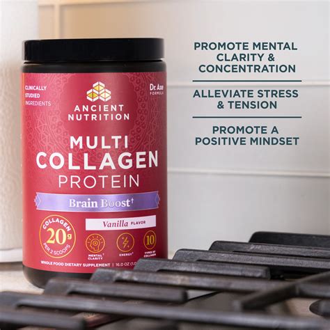 Multi Collagen Protein Brain Boost Ancient Nutrition Dr Axe