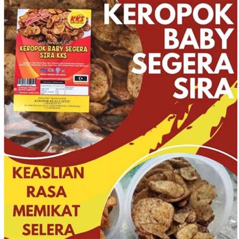 READY STOCK KEROPOK IKAN BABY SEGERA VIRAL BY KKS PERISA SIRA