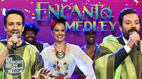 Lin Manuel Miranda And Jimmy Perform A Medley Of Encanto Songs The