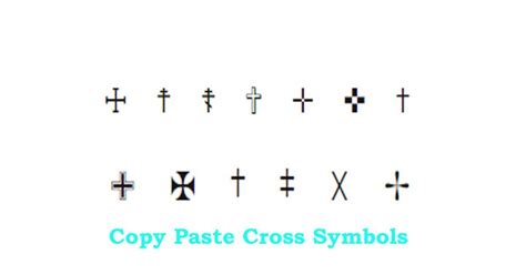 Cross Text Symbol Just Copy and Paste it in Text | Cool ASCII Text Art 4 U