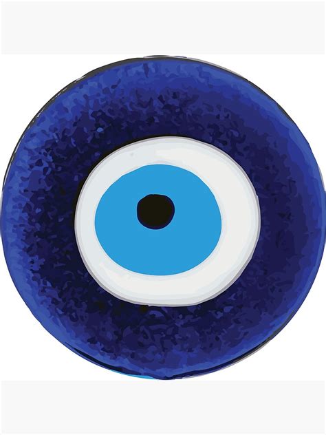 Nazar Evil Eye Protection Amulet Bead Symbol Poster For Sale By