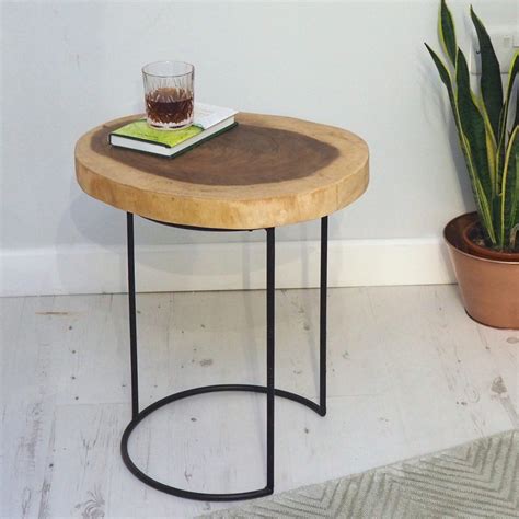 Solid Log Coffee Table Zaza Homes