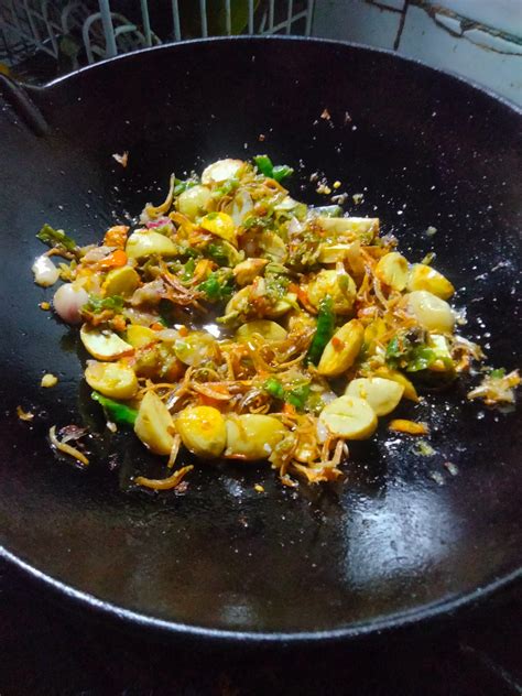 Resep Jengkol Teri Cabe Hijau Dapur Umami