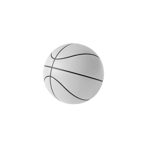 Premium Photo White Basketball Ball Isolated On White Background 3d