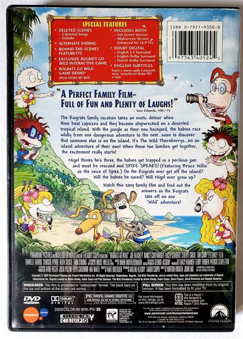 Rugrats Go Wild Dvd