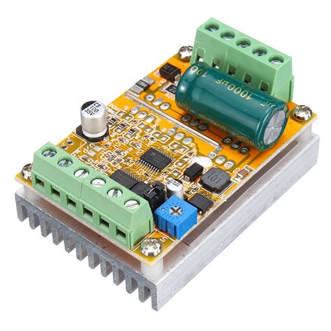 Dc6 50v 380w 3 Phases Brushless Motor Controller Board Bldc Pwm Plc Driver Module Without Hall