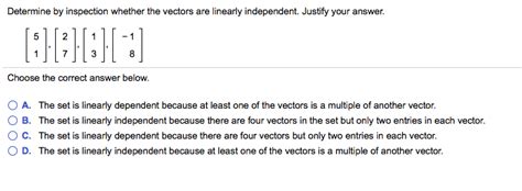 Solved Find The Value S Of H For Which The Vectors Are Chegg