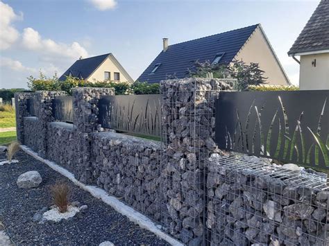 Mur De Cl Ture Et Lame D Corative Fimurex Gabion