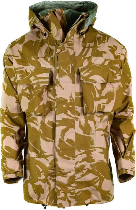 British Army Mens Military Jacket Original Mvp Desert Camouflage Military Surplus Gear