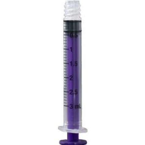 Vesco Enfit Medication Syringe Low Dose Tip 3ml Durable Health