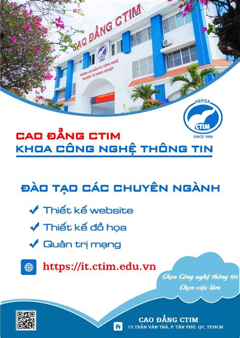 Poster Giới Thiệu Các Chuyên Ngành đào Tạo Của Khoa Cntt Itctim