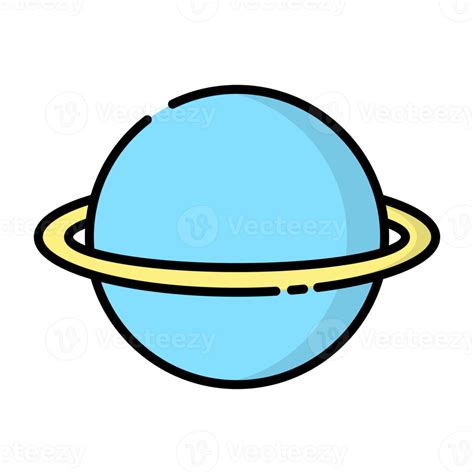 Icono De Saturno De Dibujos Animados 18819049 Png