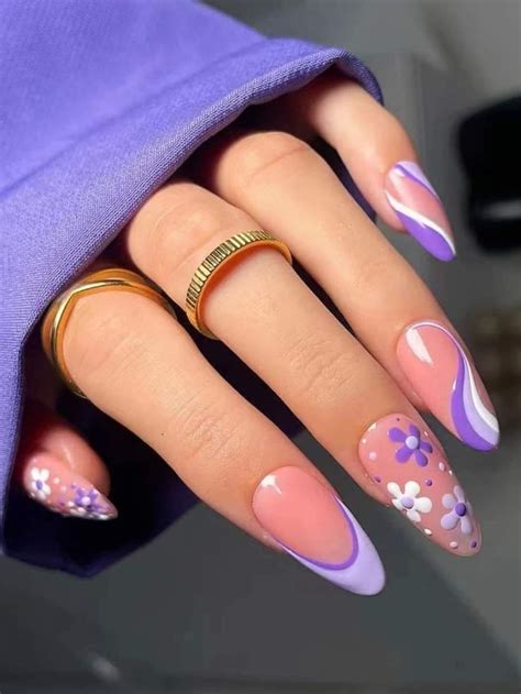 U Itas Purple Acrylic Nails Purple Nails Stylish Nails