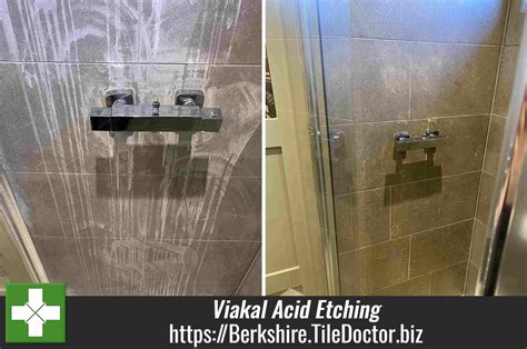 Stone Shower Tiles Etched By Acidic Cleaner During Limescale Remover