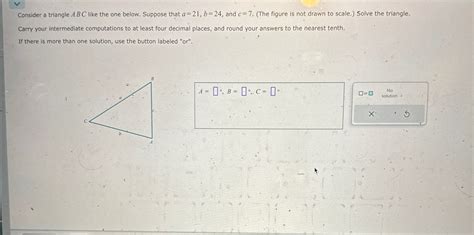 Solved Consider A Triangle ABC Like The One Below Suppose Chegg