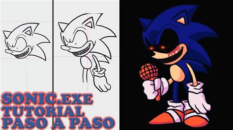 Cómo Dibujar a Sonic exe FNF Tutorial PASO A PASO YouTube