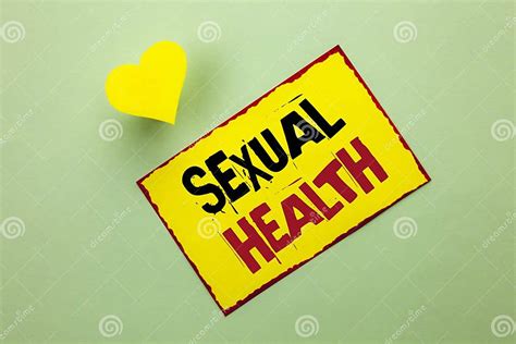 Word Writing Text Sexual Health Business Concept For Std Prevention Use Protection Healthy