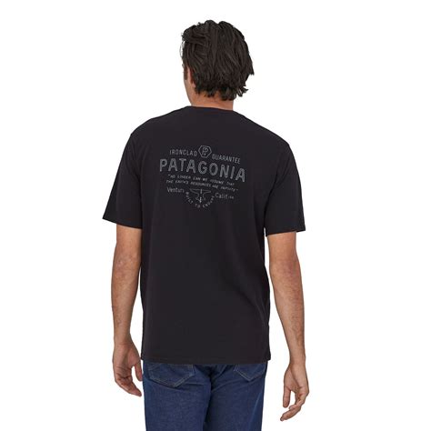 Patagonia Men S Forge Mark Responsibili Tee Black