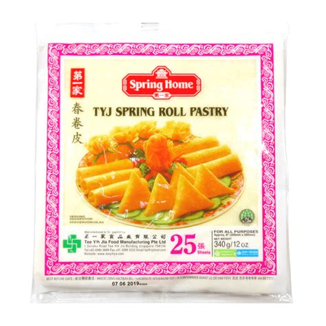 Tyj Spring Roll Pastry Sheets Agencia Nhs