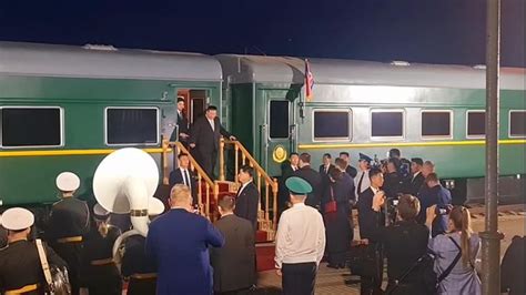 North Korean leader Kim Jong Un arrives in Russia by train to meet ...