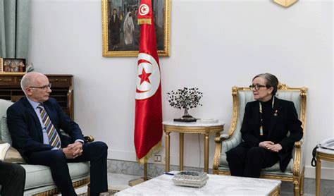 Najla Bouden Re Oit L Ambassadeur De L Ue Tunis