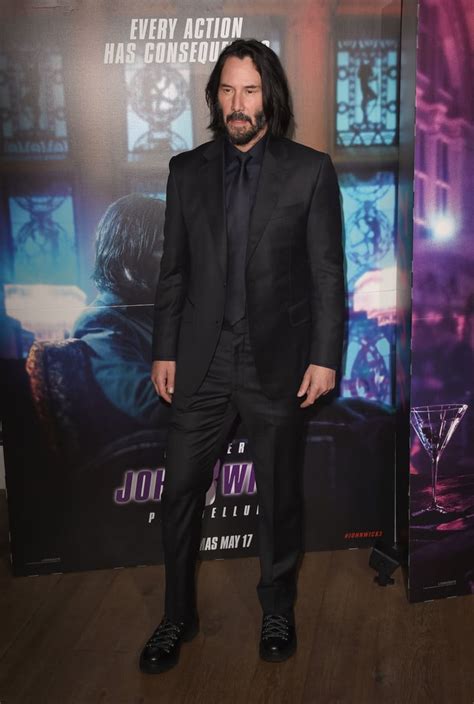 Keanu Reeves Rocked 'Tactical' Footwear With A Suit To The John Wick 3 Premiere