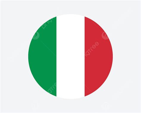 Italy Round Flag Eps Round State Vector Eps Round State Png And