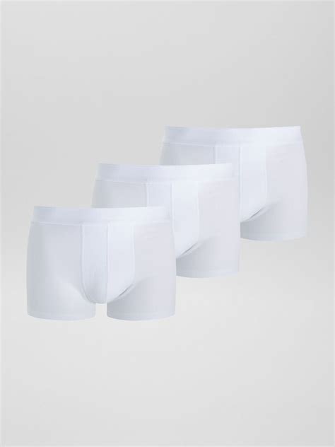 Pack De Boxers Lisos Blanco Kiabi