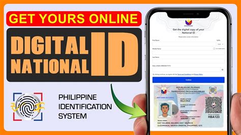 Paano Kumuha Ng Digital National Id Online Youtube