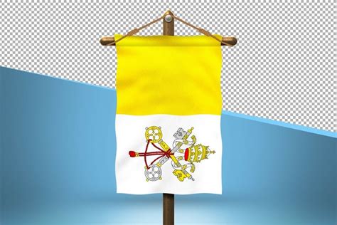 Holy See Hang Flag Design Background