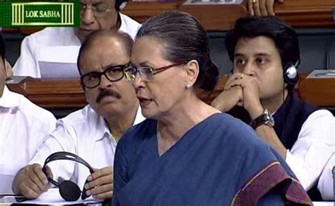 In Rare Parliament Intervention Sonia Gandhi Attacks Pm Narendra Modi