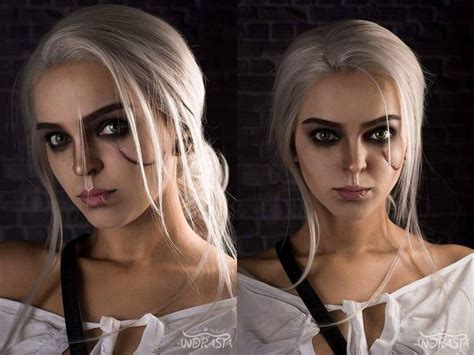 Finally Ciri Makeup From The Witcher Wig From Evahairofficial Lenses