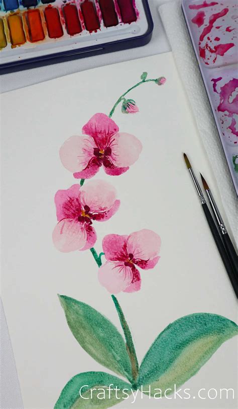 21 Easy Watercolor Flower Painting Ideas Craftsy Hacks