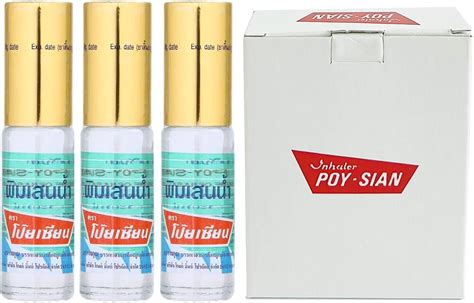 X3 Poy Sian Thai Pim Saen Balm Oil 5 Ml Roll On Amazon Co Uk Beauty