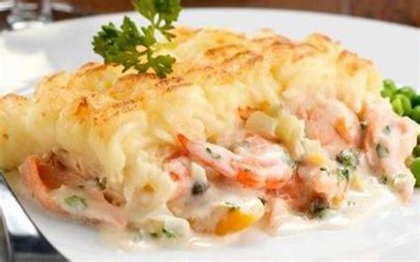 Hachis Parmentier Au Saumon Et Crevettes Toutes Recettes