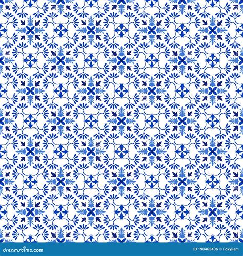 Azulejos Portugueses Ladrilhos Ornamentais Tradicionais Ilustra O Do