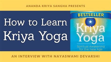 How To Learn Kriya Yoga Meditation YouTube