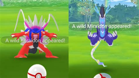 Omg Koraidon Miraidon In Pokemon Go YouTube