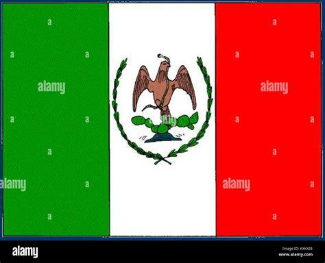 Bandera De La Poca De Don Porfirio D Az Photo Stock Alamy