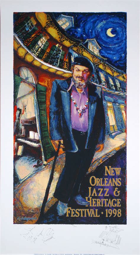 New Orleans Jazz And Heritage Fesitval Posters 1998