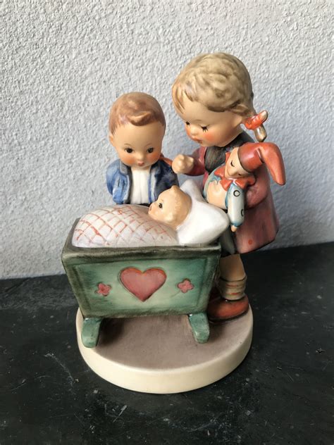 Vintage Porcelain Hummel Figurine Titled Blessed Event Dated Etsy