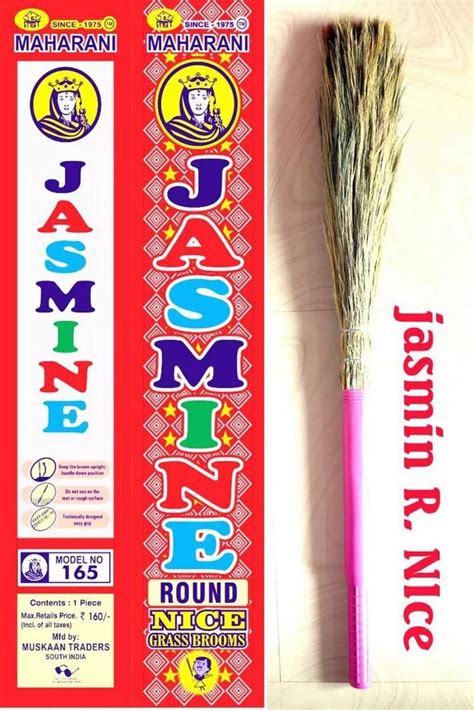 Plastic Mst Maharani Jasmin Round Nice Grass Brooms At Rs Piece