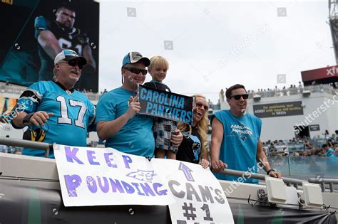 Carolina Panthers Fans Show Their Support Editorial Stock Photo - Stock ...