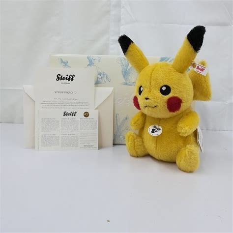 mS476c Steiff シュタイフ ピカチュウ ぬいぐるみ ポケットモンスター ポケモン ホビー H シュタイフ社 売買された