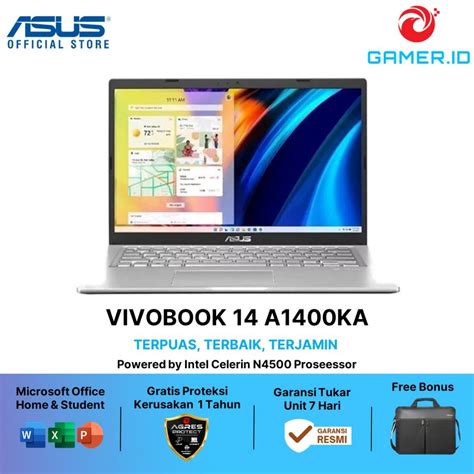 Jual Asus Vivobook A Ka Celeron N Ram Gb Gb Gb Gb