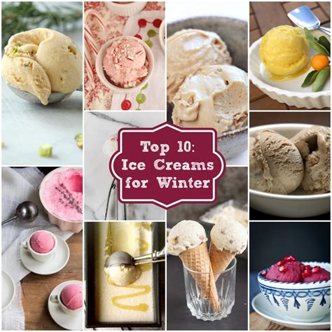 Top 10: Winter Ice Cream Recipes - Rainbow Delicious