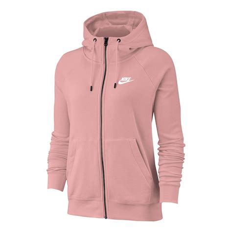 Nike Sportswear Essential Sweatjacke Damen Rosa Online Kaufen Tennis